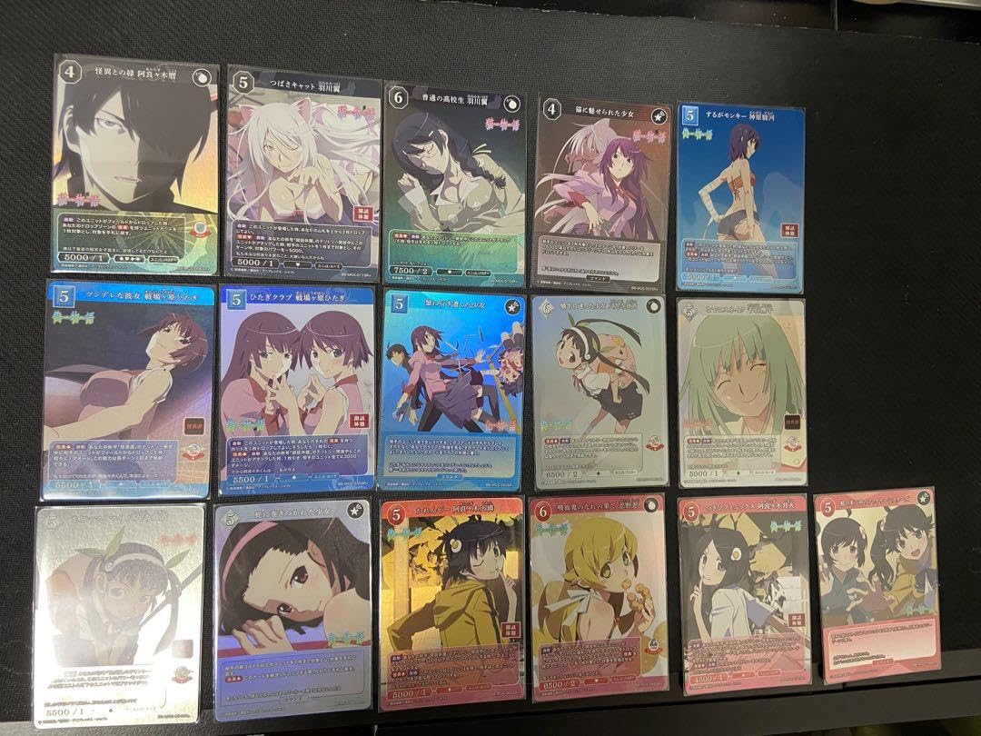 ビルディバイド 物語シリーズ SSR SR+まとめ売り Amazon.co.jp: ビルディバイド 物語シリーズ SR＋ 16種類 まとめ
